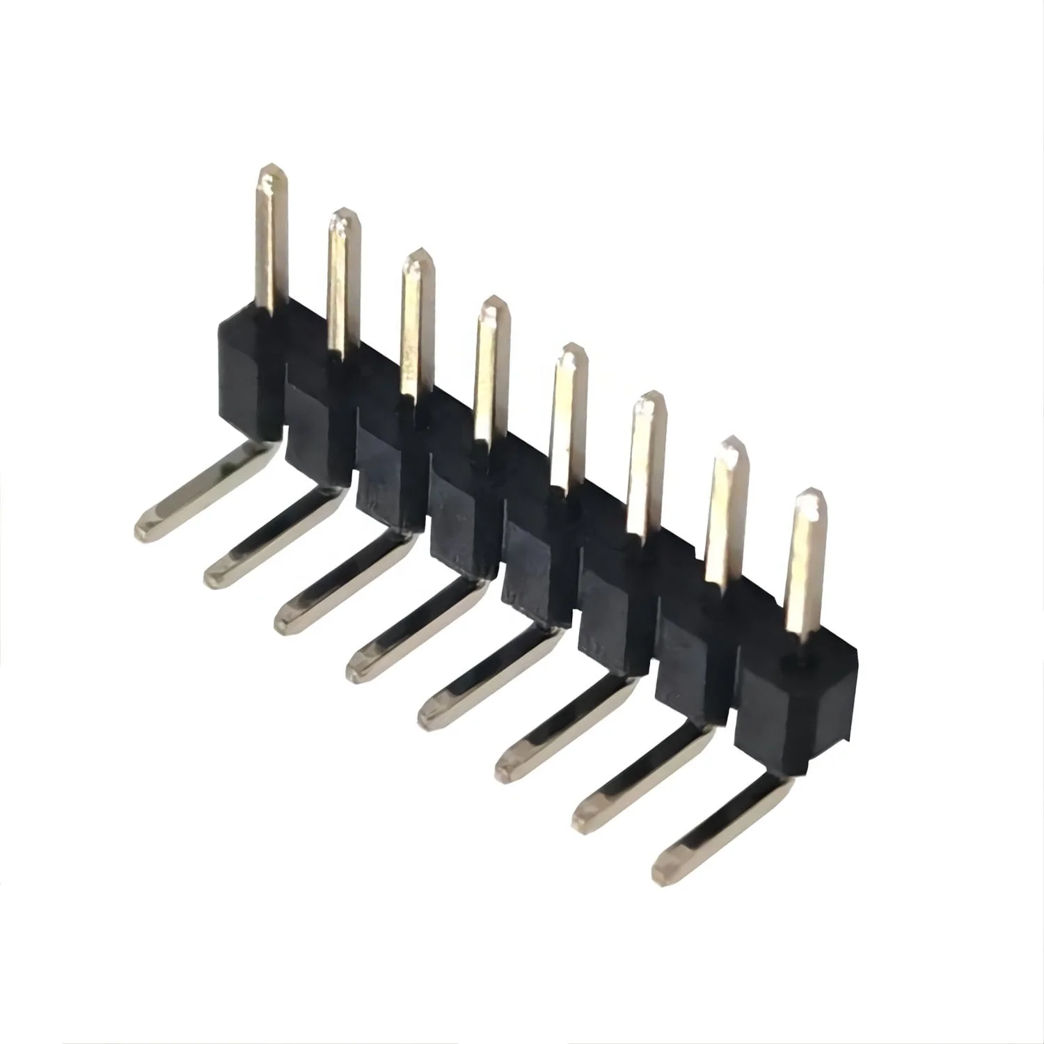 PCB Board Plug Connectors 20 40 Pins H2.5 Smd Smt Male 1.27mm 2.54mm Pin Header Connector