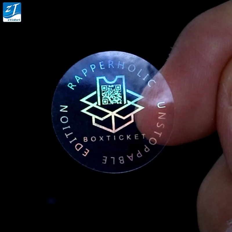 Пользовательская печать голограммы наклейка a4 прозрачная/голограмма точечная матрица 2d 3d настоящий цвет аутентичная голограмма