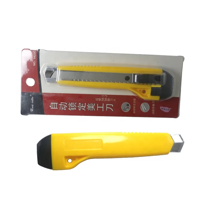 office Art Designer Exquisite Replaceable blade utility Knife With plastic Handle Art knife