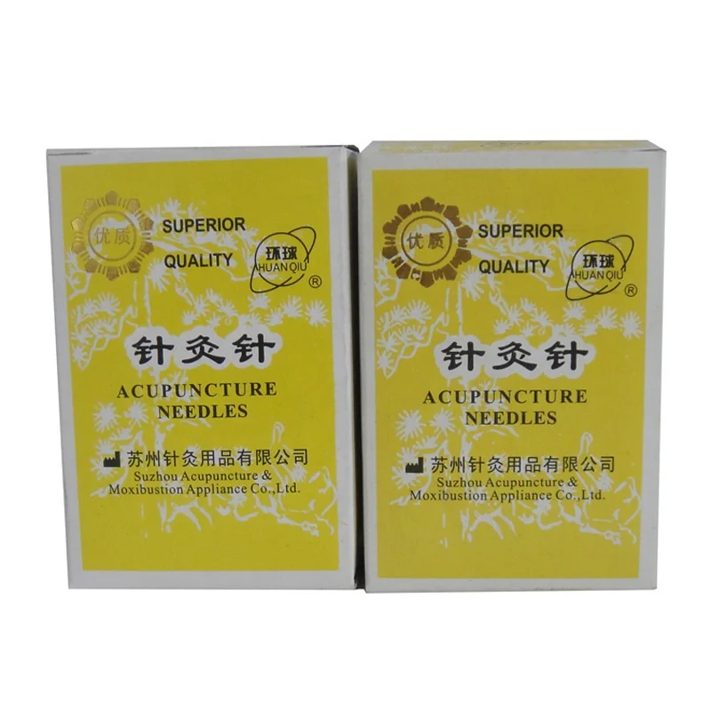 HUANQIU brand Non-disposable sterile silver plated acupuncture needle filiform needle