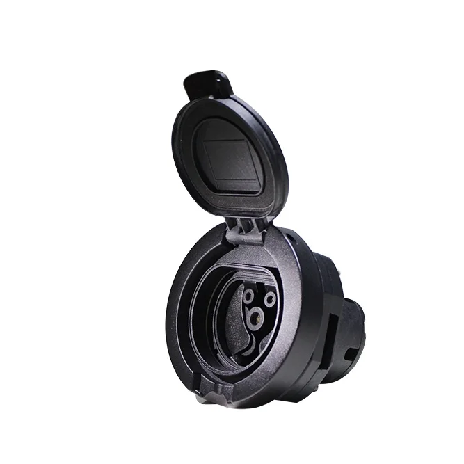 IEC62196-2 type 2 socket ip54 EVSE Side TUV CE certificate T2S for France