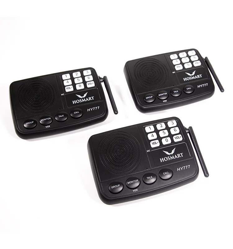 one-way radio intercom multi apartment  Transmission torque from 800 meters