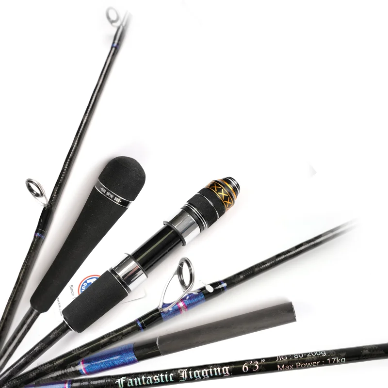 CWSACR05 1.8M  1.98m 60g-160g 80g-200g Fuji guide slow jigging rod spinning casting fishing rod