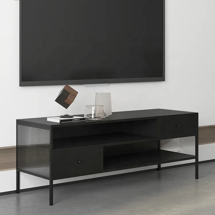 Modern Unique Wooden TV Cabinet Custom Factory OEM Living Room Furniture Extendable for Bedroom