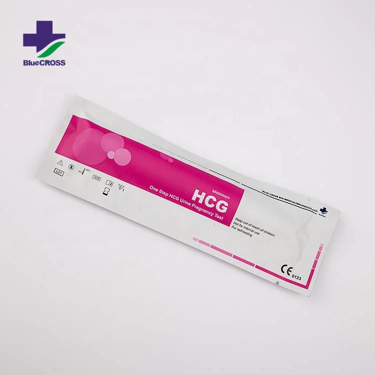 
Best Quality High Accuracy Urine Pregnancy HCG Test Strip Cassette Midstream 