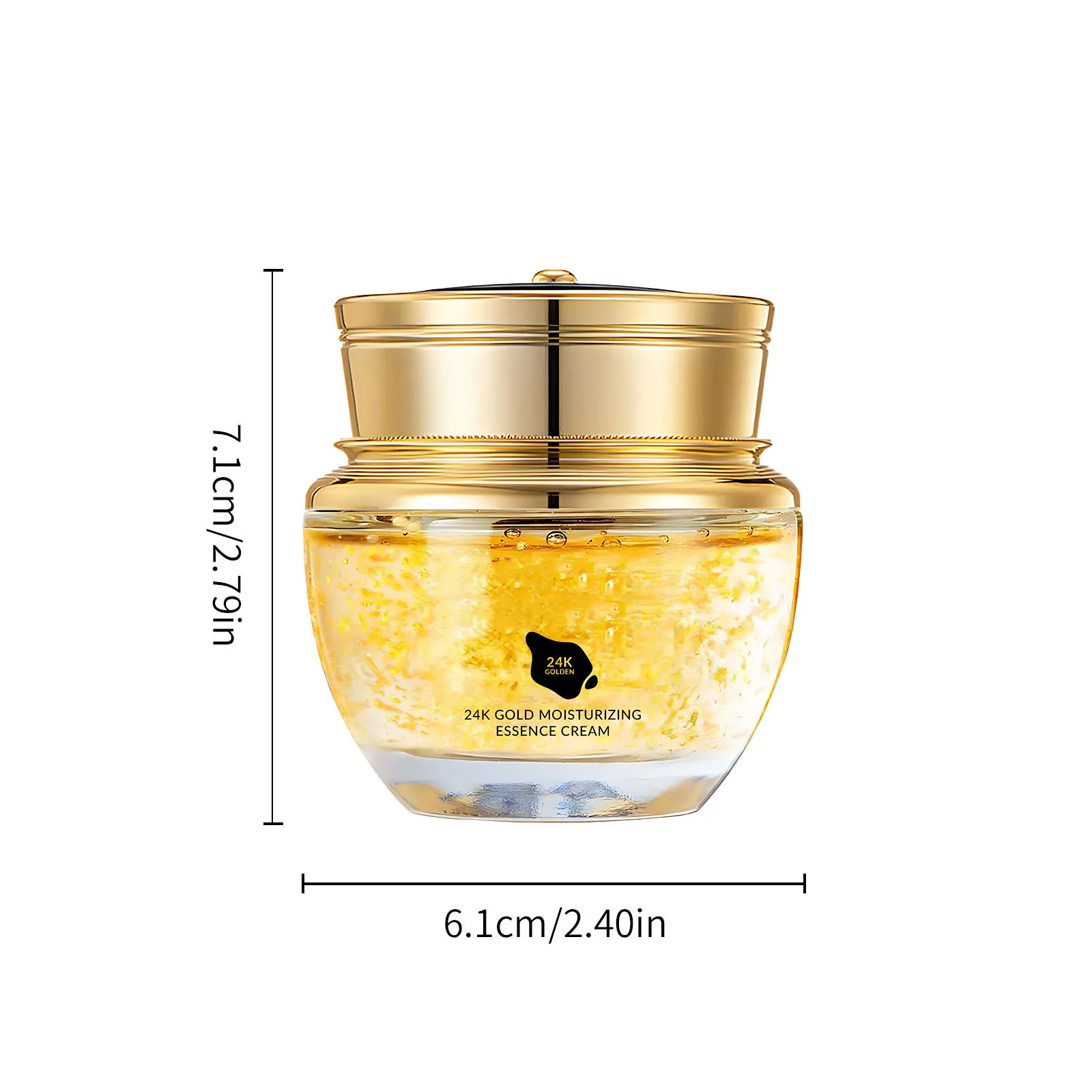 Wholesale price Halal cosmetic 24K gold moisturizing cream Mildly moisturizes whitening face cream