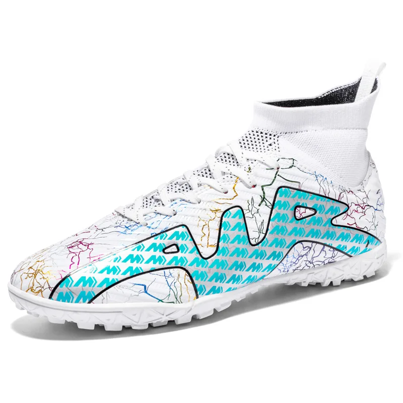 Hot Sale Football Boots Men High Quality Boots Sneaker Outdoor Soft Comfortable Soccer Shoes Futsal Boots