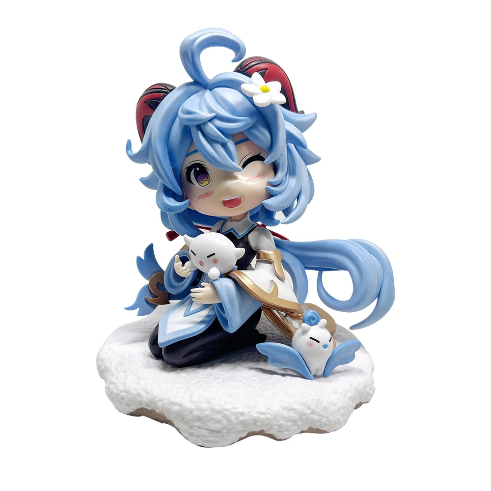 New Arrivals Hot sale genshis anime figure beautiful girls in Swordplay girl Transparent Plating Chiaki DIY  Resin Toy Figures