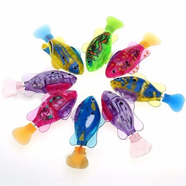 
Eco-Friendly Plastic Led Light Fish Toy Electronic Fish With LED Light For Cat And Dog 