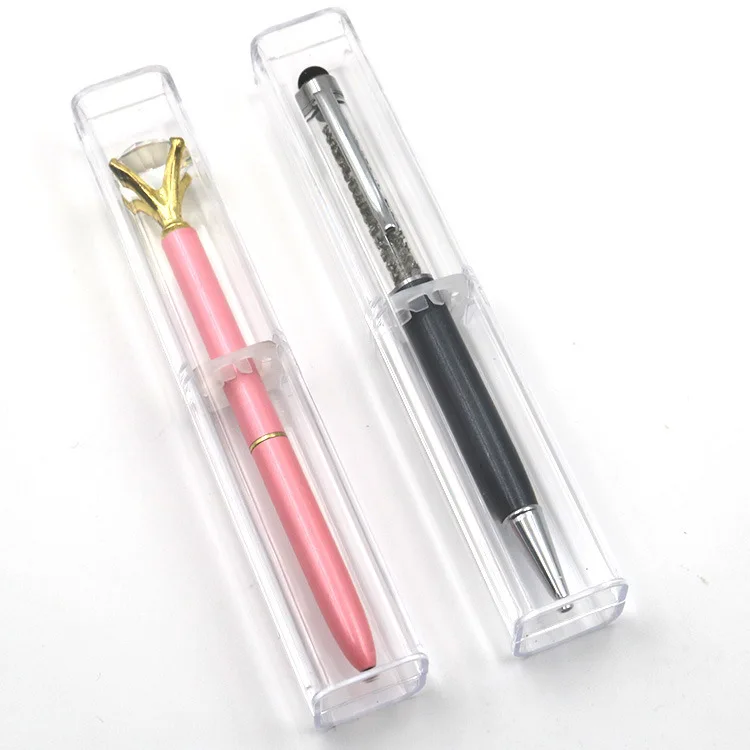 Personality Crystal Diamond Pen Bling Metal Ballpoint Pen Office And School Custom Logo Promotional Stationery Gift