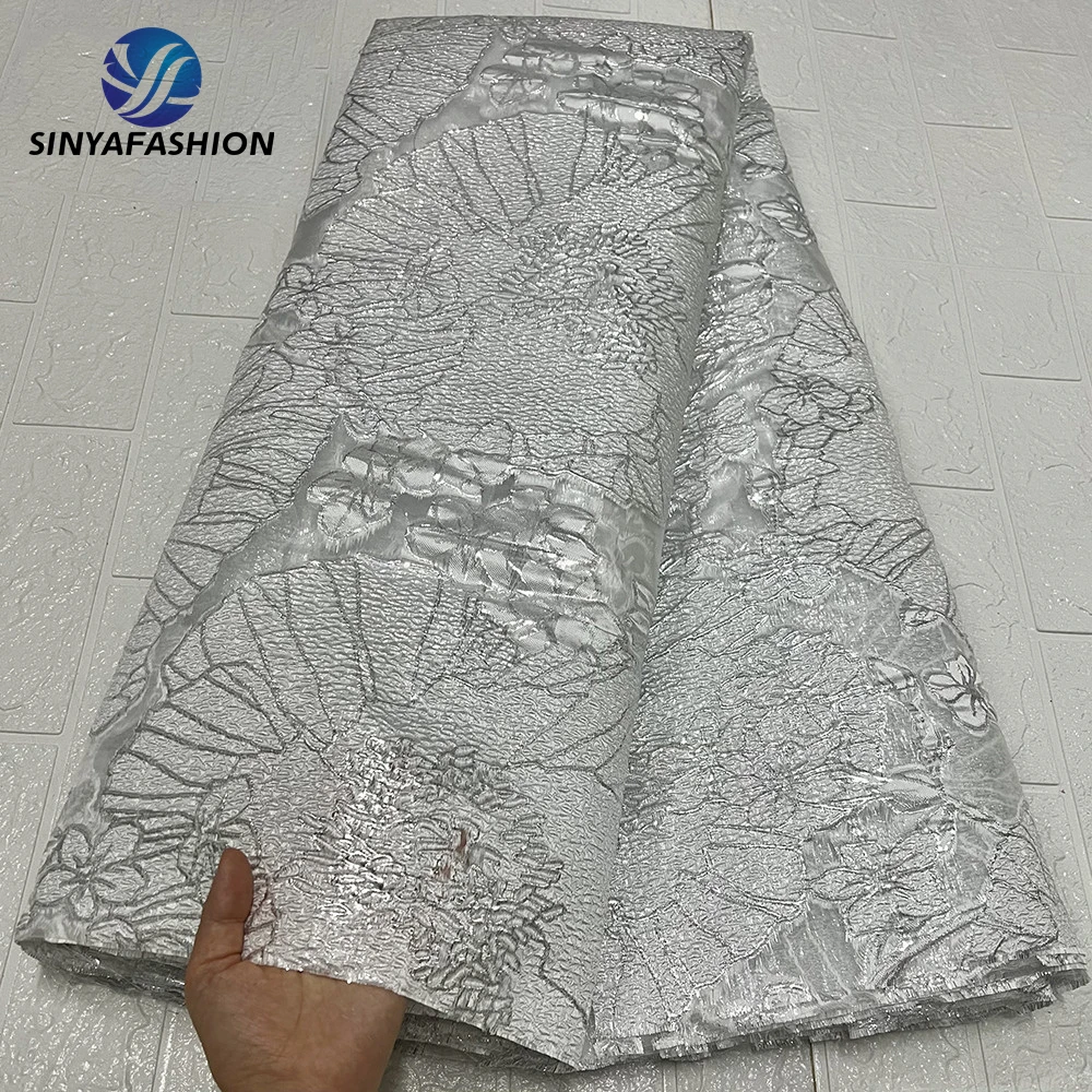 New French Mesh Tulle Organza Brocade Lace Embroidery Design High Quality African Swiss George Lace Fabrics For Nigerian Wedding