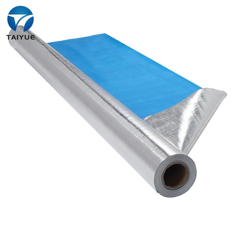 perforated aluminum foil fiberglass vapor barrier foil insulation aluminum foil roll roof sarking radiant barrier