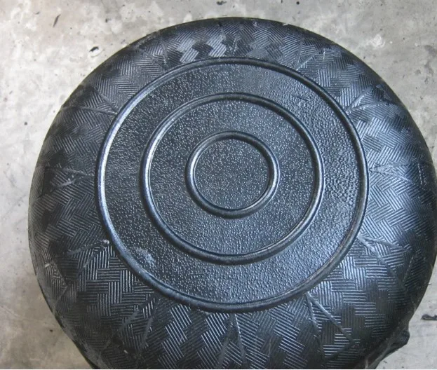 30L Tyre rubber basket feed bucket with two handles