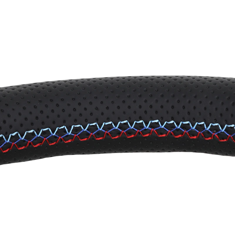 Flat Bottom Full Perforated Leather M Sport Steering Wheel for BMW 7 Series F02 F10 F26 F30 M3 F80 M4 F82 M5 F90 Z4 E89 E90 E92