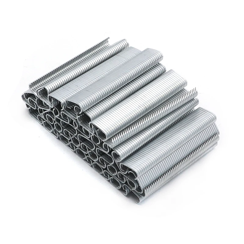 100 Pc/Box Poultry Rabbit Cage Fastening Nails Pet Cage Hog Ring Clamp Type C Animal Cage Nail C Ring Nail Hog Ring