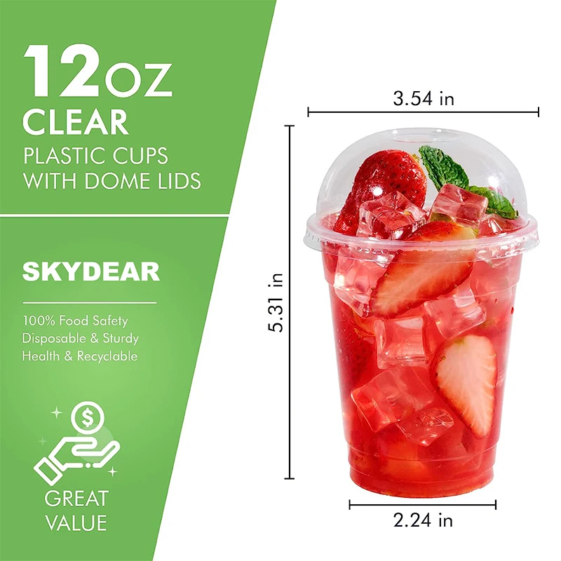 Одноразовые стаканчики для холодного питья SKYDEAR 12