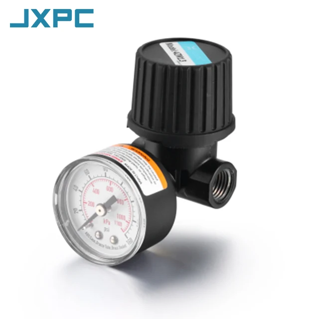 1/4 in NPT Air Regulator, 12 cfm Rated Flow, 17 bar Max. Pressure