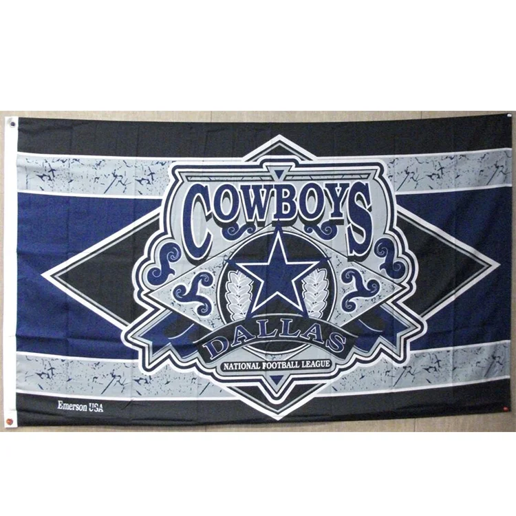 Manufacturer All team nfl flags polyester digital print screen Dallas Cowboys 3x5ft 2021 NFL flag