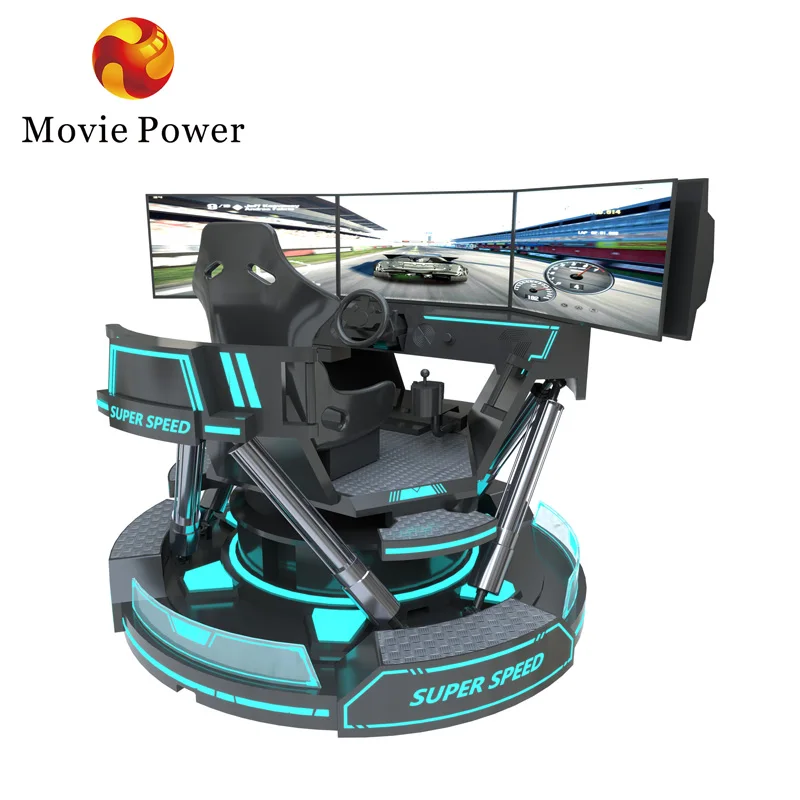 racing simulator motion hydraulic driving simulator 6 dof motion platform  entertainment machines driving simulator for sale