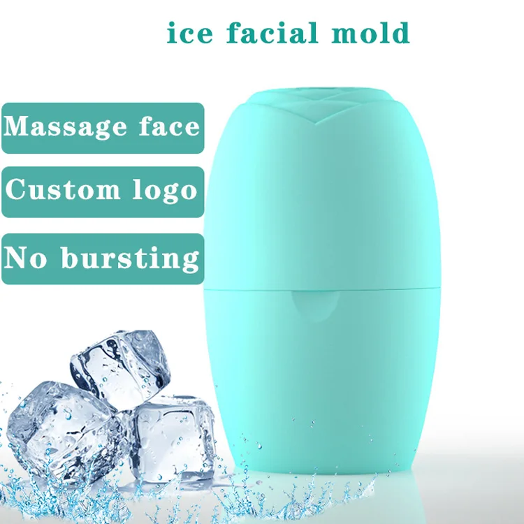 Ice Mold For Face Silicone Facial Ice Roller For Face Skin Care Beauty Stick Face Ice Mold Icing Tool