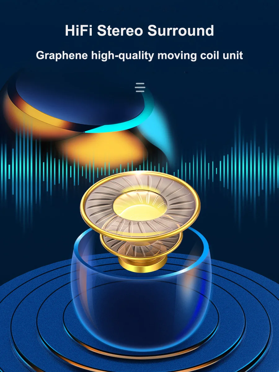 2022 Wireless Earphone TWS F9-5C 8D Stereo Handsfree Headset Waterproof Earbuds With Microphone Charging Case