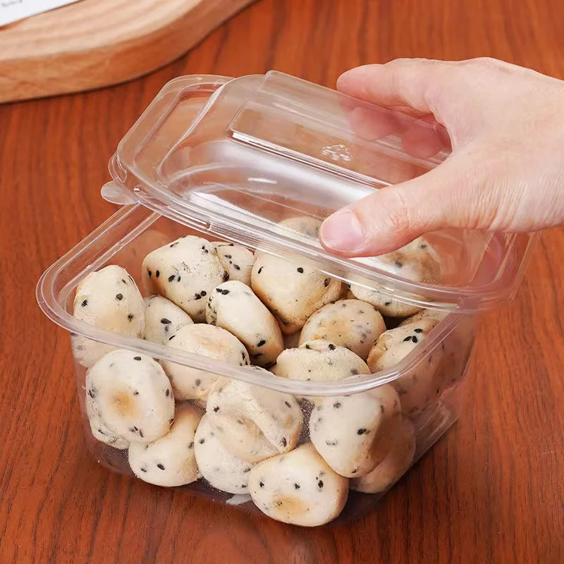 Basque Cake box Clear 4-inch pastry box with sauce puffs mini towel roll poi baking box