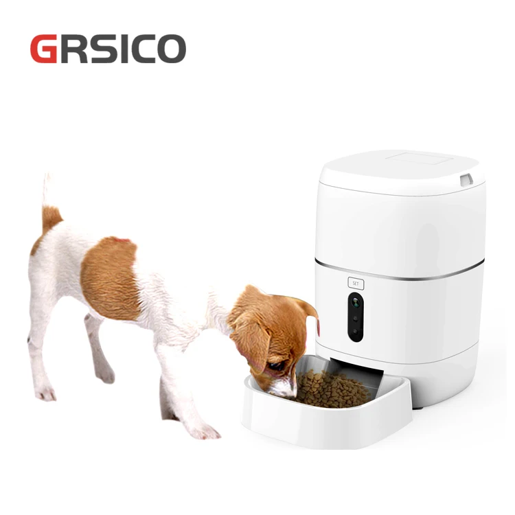 Tuya App Wireless Wifi Remote Control Smart Automatic Pet Feeder Supports Real-Time Video and Voice Intercom