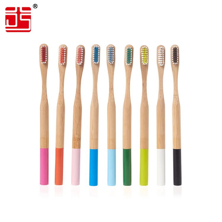 Bambu Handle No Plastic Eco Natural Bristle Charcoal Bamboo Toothbrush For Hotel Use Dental Kit