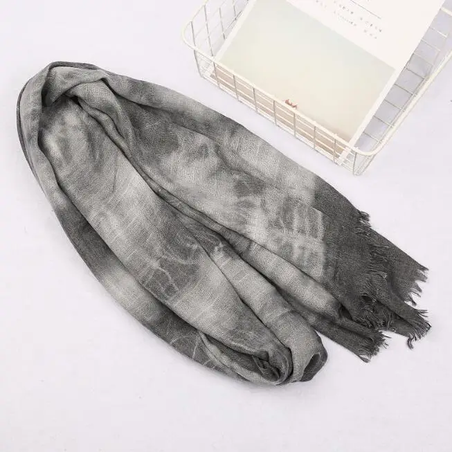 Fashion women viscose tie dye scarf