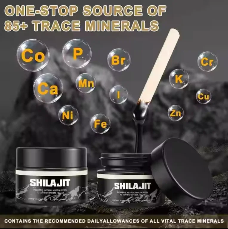 Biocaro Himalayan Shilajit Resin Pure With Fulvic Acid 85+ Trace Minerals Shilajit Resin Private Label