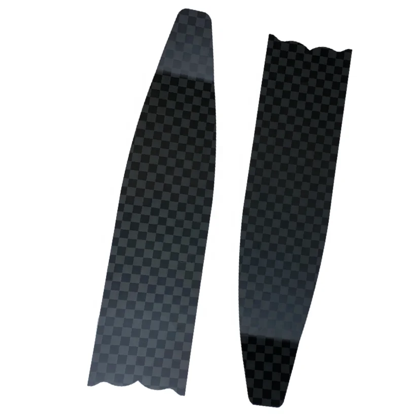 Freediving 100% Carbon fiber Fins Free Diving Fin Real Carbon Fiber freediving Spearfishing Free dive Fins foot pocket