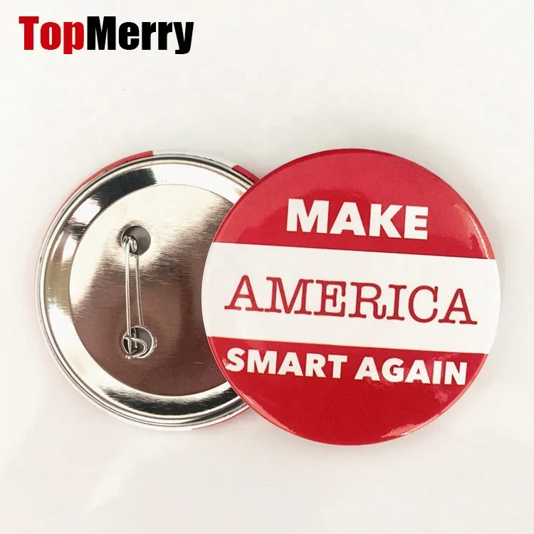 Custom logo pin metal badge