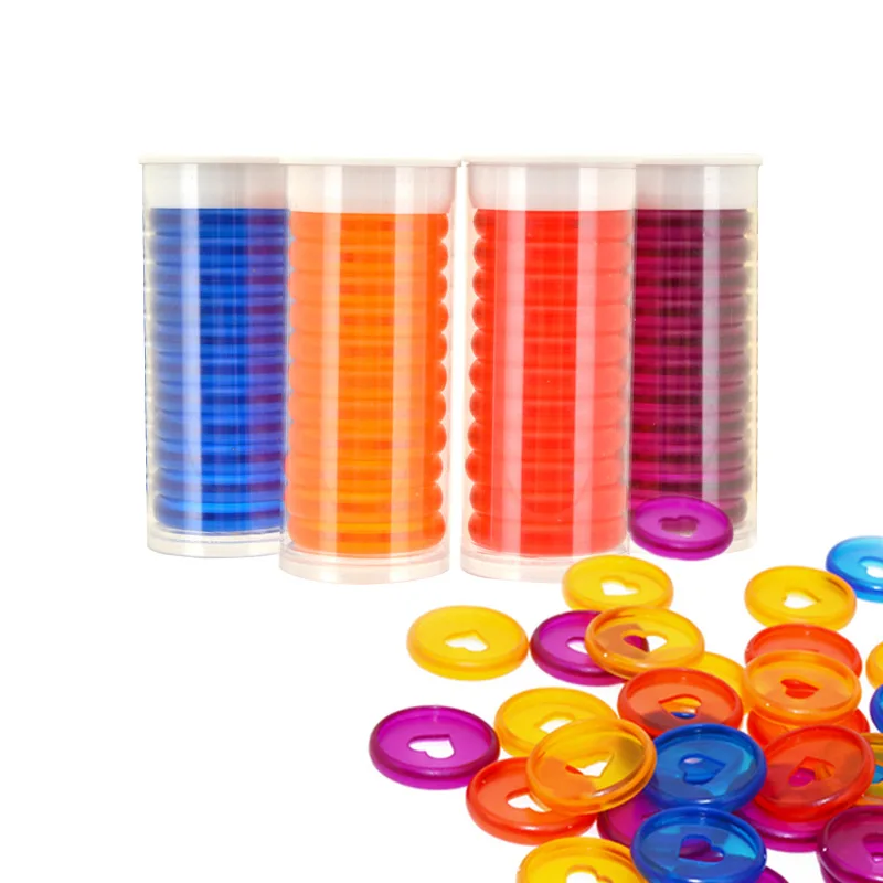 Macaron-colored plastic buckle mushroom hole binding clasp Love ring buckle with wholesale price