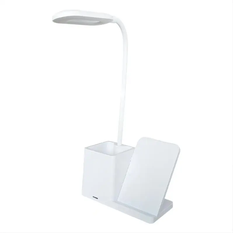 Banqcn 5 Вт сенсорный переключатель Гибкий Многофункциональный 3 вида цветов режим освещения настольная светодиодная Ночная лампа с беспроводным зарядным