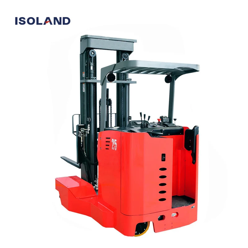 Isoland Multi Directional Multi-directional Forklift Capacity 1.5ton 2.5ton Narrow Aisle Side Loader Reach Truck