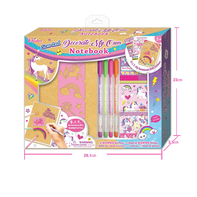 2022 Chinese factory D.I.Y Educational Drawing Notebook full of secret notebook Toys