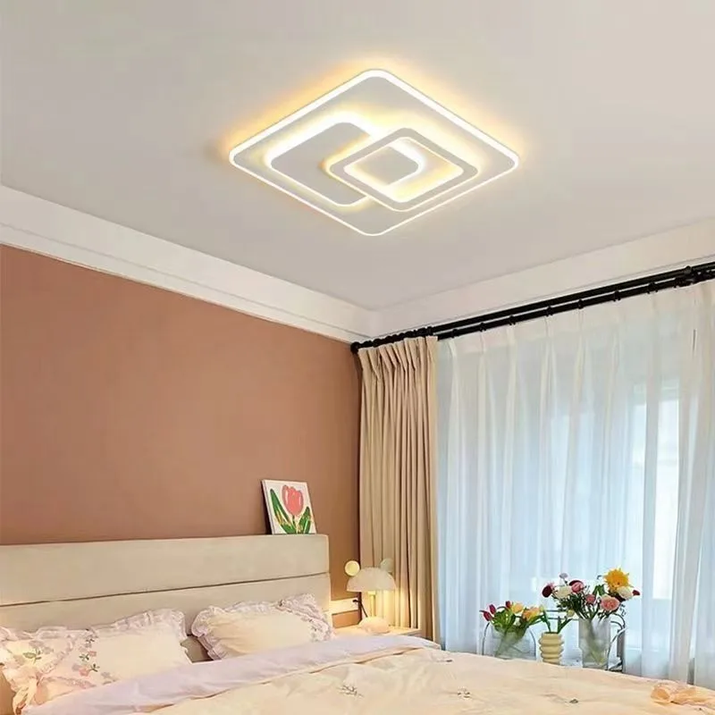 Ceiling Lamp Modern Minimalist Cream Style Lamp in the Living Room Package Dining Room Bedroom Zhongshan Lamp Factory Hall