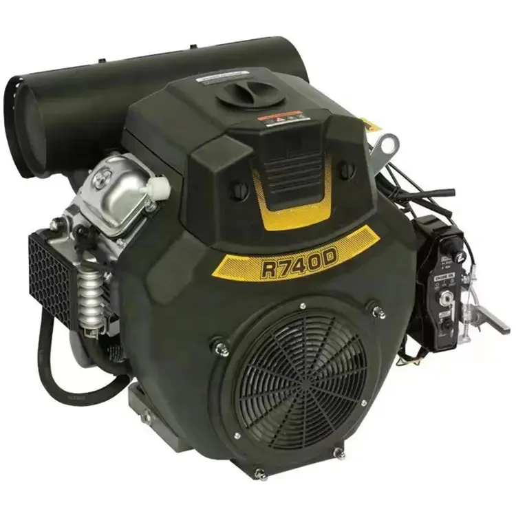 25HP Double Cylinder Horizontal Shaft OHV Rato Gasoline Engine R740D