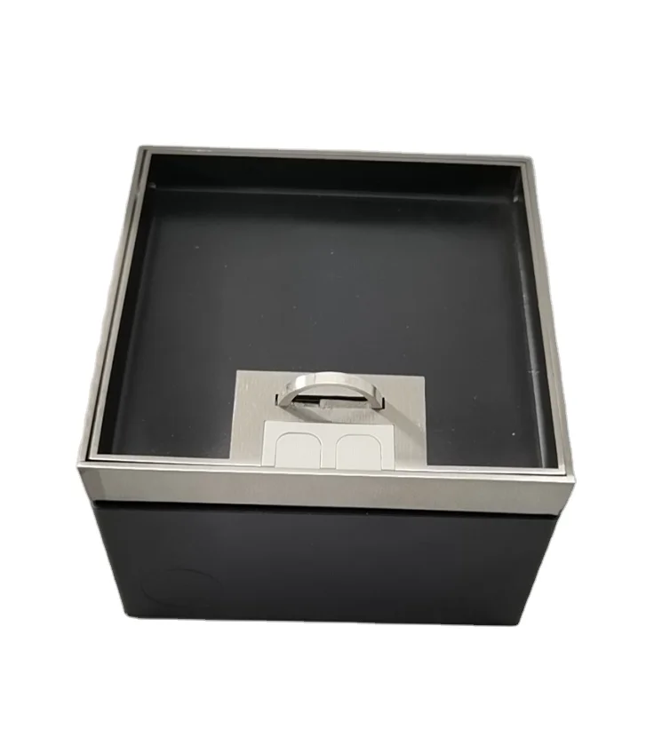 Recessed design floor power sockets exhibition power outlet floor socket box with USA socket