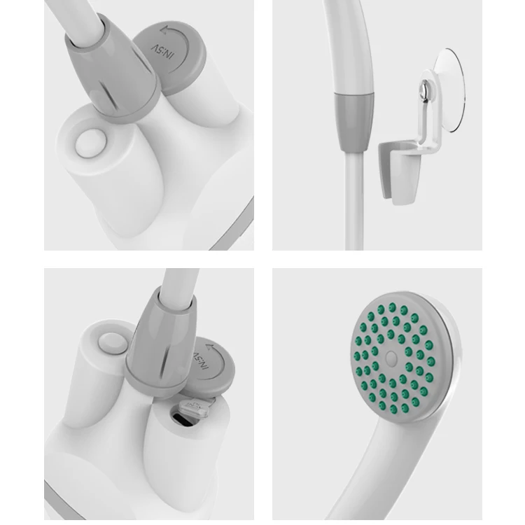 Summer Outdoor 12V USB Rechargeable Car Camping Portable Shower Pump with High Pressure