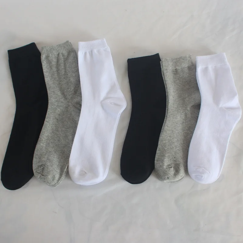 European and American men socks, large size men cotton, formal casual men white socks