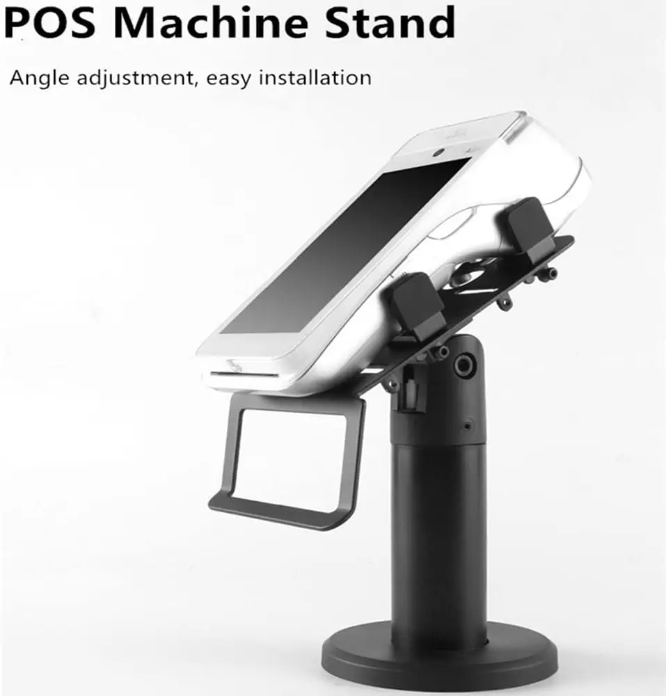 Adjustable Swivel Pos Terminal Stand Bracket Credit Card Machine Security Holder Payment System Base Mount