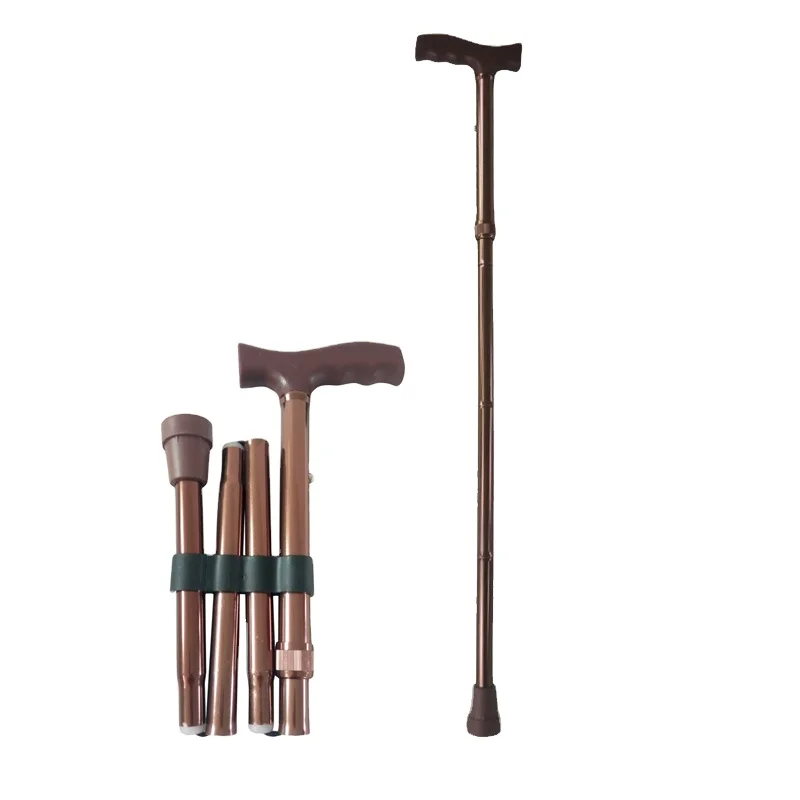 folding aluminum walking stick cane for elderly RJ-A905F