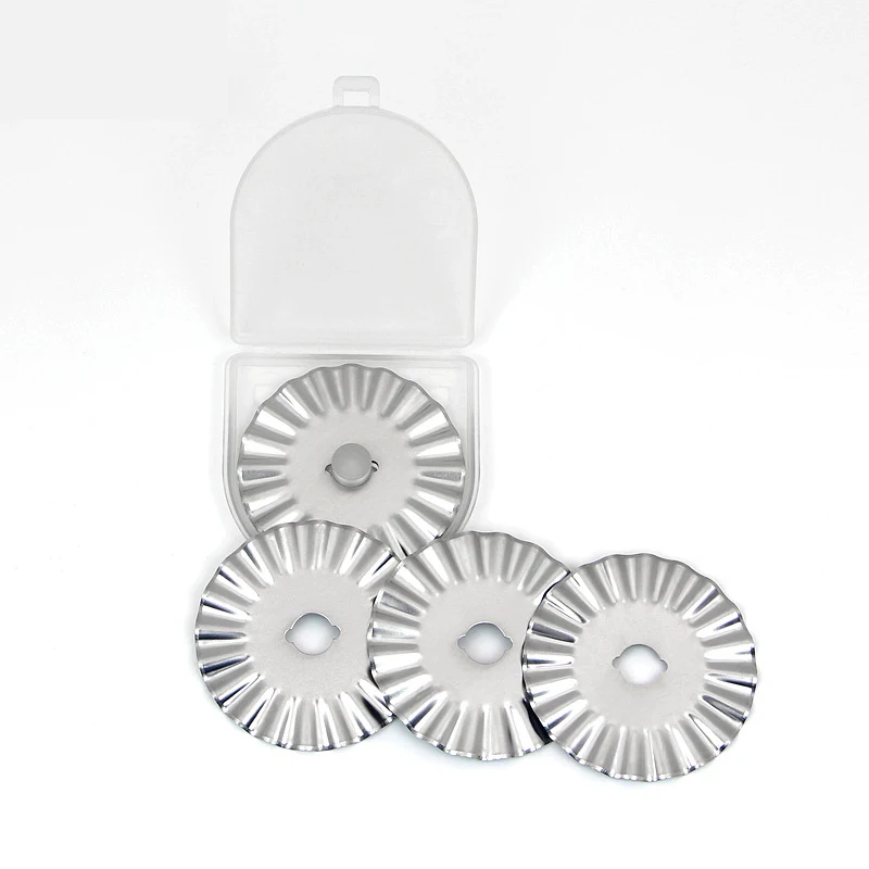 28mm Rotary Cutter Pink Knife Refill Blade for Cloth Fabric Portable Paper Trimmer Sewing Tools