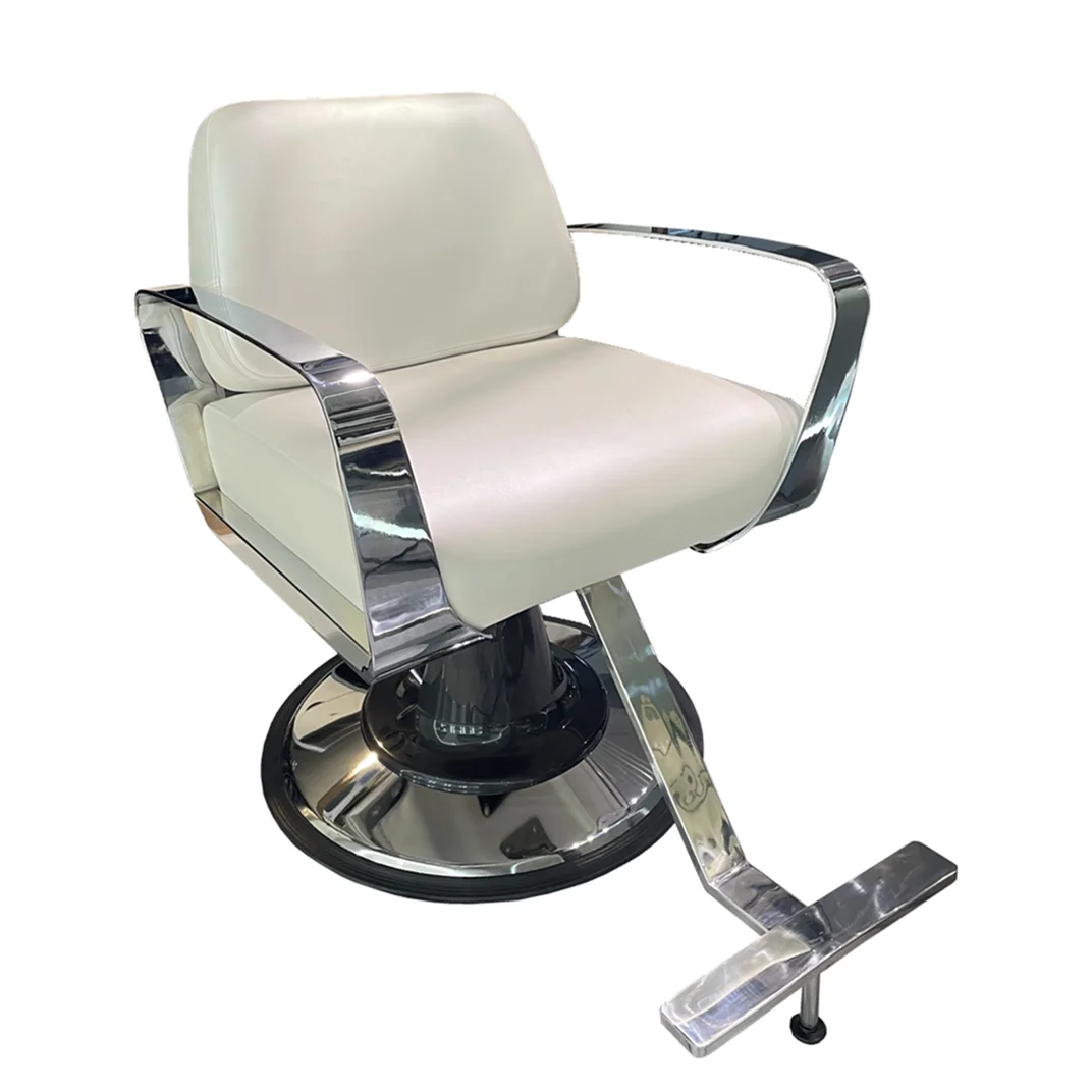 Durable Hairdressing Equipment Comfortable Styling Salon Furniture Barber Chair Classic Leather Wooden Packing Pump Pcs Color