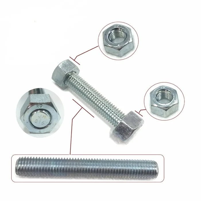 Astm A193 Grade B7 Bolts Full Thread Stud Bolt Threaded Rod M3~M36