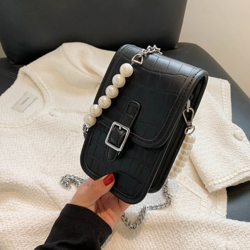 Bag telephone case cell phone bag chains fashion women pu mobilephone bag crossbody SUKA hot sale handbags for women