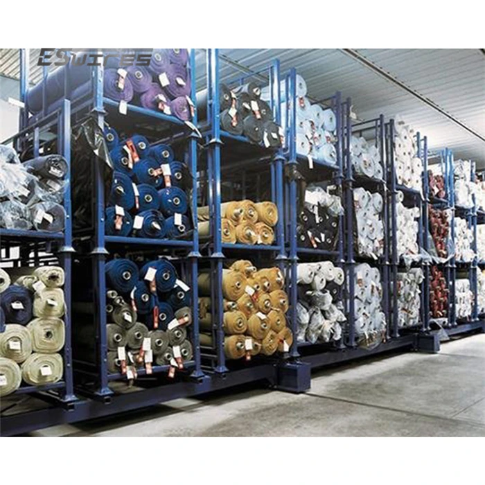 Customized Heavy Duty Warehouse Post Stillages Stacking Roll Fabric Storage Rack System