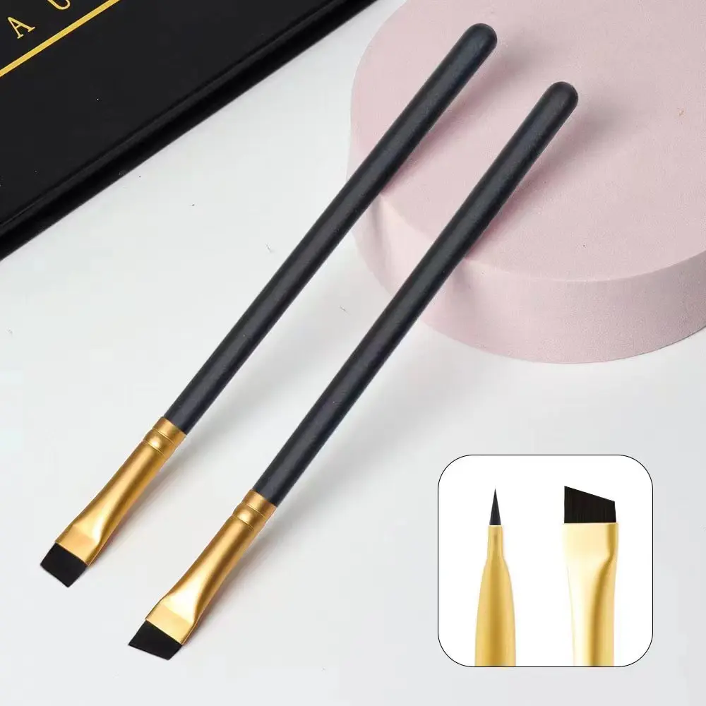 Eyebrow Brush  Ultra-Thin Ultra-Fine Bevel Edge Brush Drawing Eyeliner Brush Wholesale