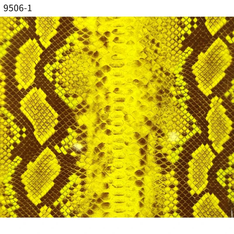 Custom printing thickness 0.5mm Smooth Transparent colored snake pattern PVC film for Other Gift and Craft making PVC film